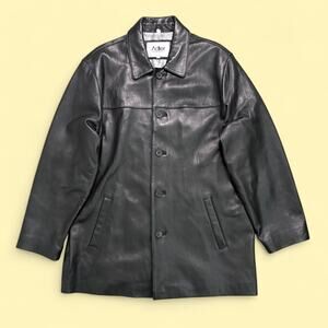 Adler vintage black leather jacket